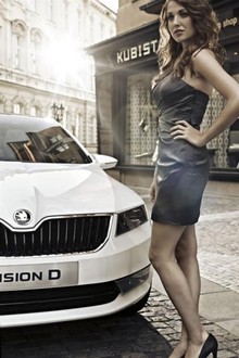 VisionD Concept 3 at Skoda Releases Artsy Pictures Of VisionD Concept