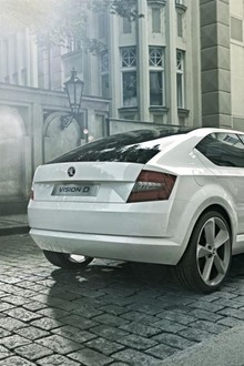 VisionD Concept 7 at Skoda Releases Artsy Pictures Of VisionD Concept