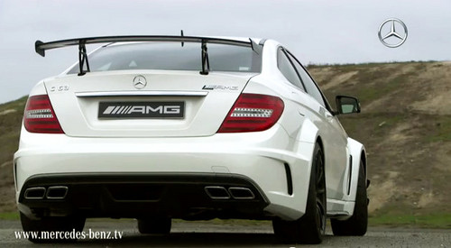 black c63 black c63 at Mercedes C63 Black Series Detailed In New Video