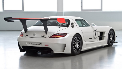 Mercedes Benz SLS AMG GT3 at Mercedes SLS AMG GT3 Production Video