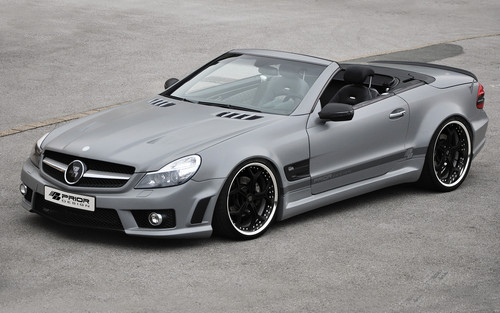 Prior Design Widebody SL 1 Prior Design Widebody SL 1 at Prior Design Widebody Mercedes SL In Matte Grey