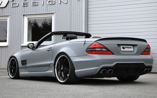Prior Design Widebody SL 2 Prior Design Widebody SL 2 at Prior Design Widebody Mercedes SL In Matte Grey