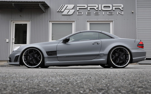 Prior Design Widebody SL 5 Prior Design Widebody SL 5 at Prior Design Widebody Mercedes SL In Matte Grey