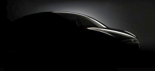 Tesla Model X Crossover teaser at Tesla Model X Crossover Teaser Released