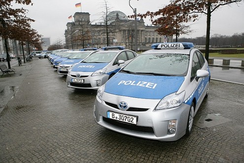 Toyota Prius Police Car 1 at Berlin Gets Toyota Prius Police Car