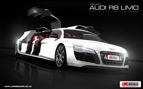 audi r8 limo 1 at Limo Broker To Make Worlds First Audi R8 Limo