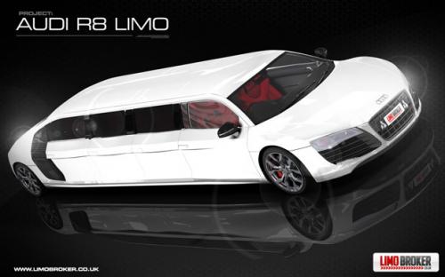 audi r8 limo 2 at Limo Broker To Make Worlds First Audi R8 Limo
