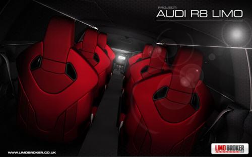 audi r8 limo 4 at Limo Broker To Make Worlds First Audi R8 Limo