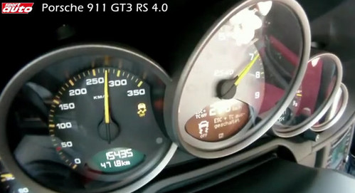 gt3 rs4 at Porsche GT3 RS 4.0: 300 To 0 In 6.5 Seconds