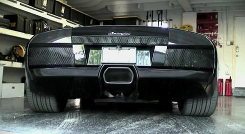 lambo straight piped at Straight piped Lambo Is Stupid Loud!