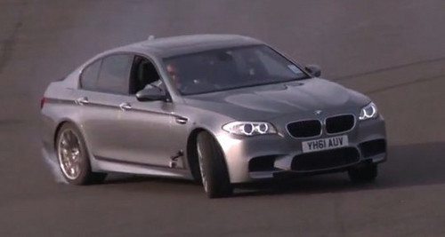 m5 drift at Autocar Gets Very Sideways In The New M5