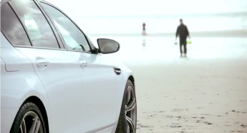 m5 pendine at Making Of BMW M5s Pendine Sands Drift
