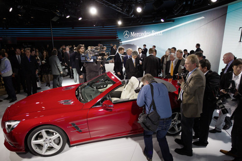 mercedes sl detroit 1 mercedes sl detroit 1 at 2012 NAIAS: Mercedes Benz SL Class
