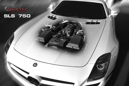 sls750clear at 750 hp Mercedes SLS by Weistec 