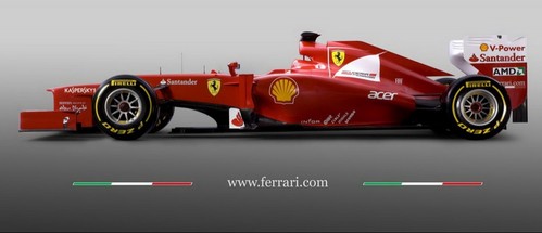 Ferrari F2012 Formula 1 Car 3 at Ferrari Unveils New F2012 Formula 1 Car 