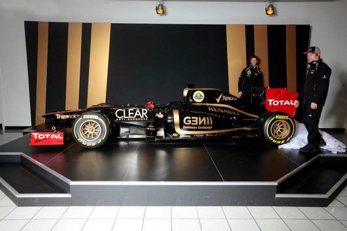 Lotus E20 F1 4 at Lotus E20 Formula 1 Car Unveiled