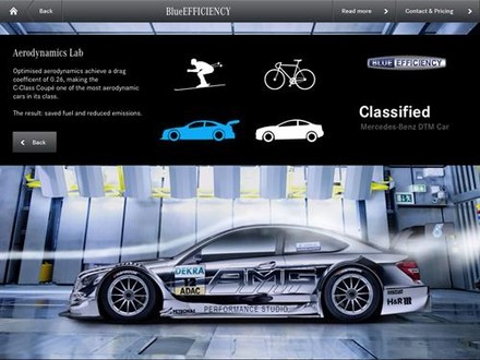 Mercedes ipad app 4 at Mercedes C Class iPad Brochure App Launched