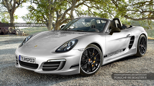 Porsche Boxster R at Rendering: Porsche Boxster R