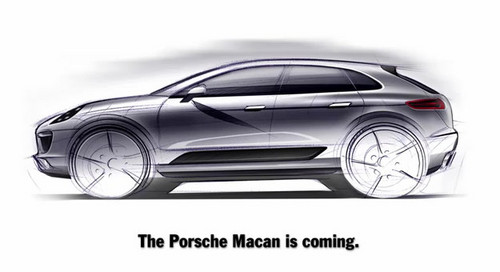 Porsche Macan Teaser at Porsche Macan Official Teaser Released