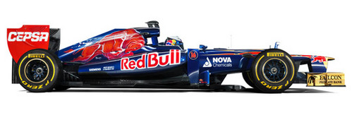 Scuderia Toro Rosso STR 3 at Scuderia Toro Rosso STR7 F1 Car Unveiled