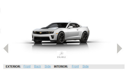 ZL1 customizer at Camaro ZL1 Online Configurator Launched