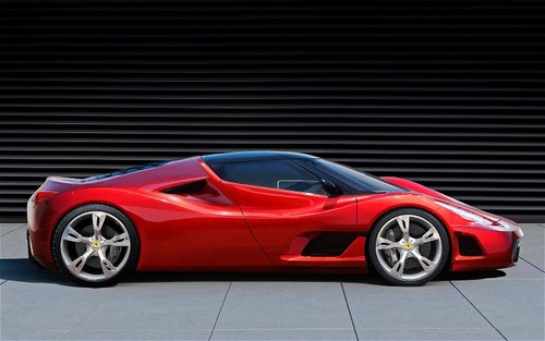 ferrari right side view at Ferrari F70: The Enzo Replacement Has 920hp