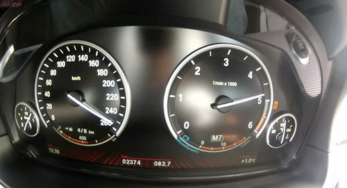 m55 d test at 0 250 km/h In BMW M550d xDrive