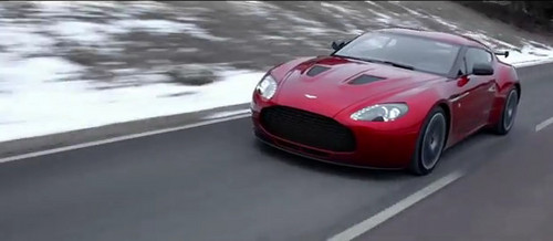 zagato driving at Aston Martin V12 Zagato Driving Footage