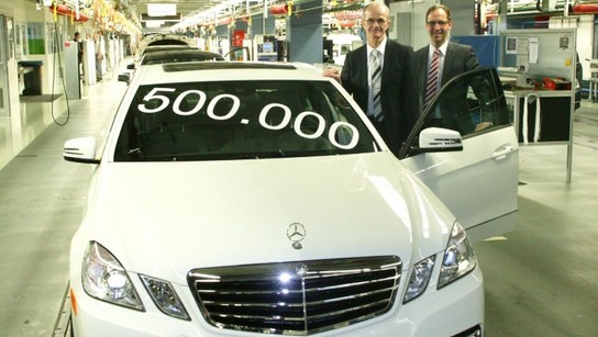 500000th E Class at 500,000th Mercedes E Class W212 Produced