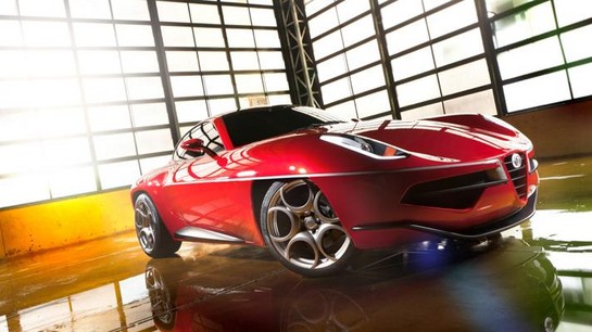 Disco Volante 1 at Touring Superleggera Disco Volante Concept: Promo