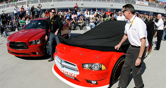 Dodge Charger Racer at Dodge Charger NASCAR Racer Unveiled In Las Vegas