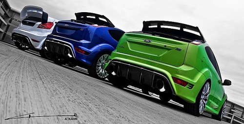 Kahn Ford Focus RS and Fiesta ST 5 at Kahn Design Ford Fiesta ST and Focus RS