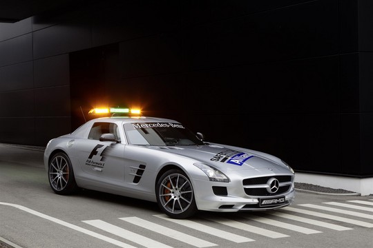Official F1 Safety Car 2012 1 at Mercedes SLS Returns As 2012 Official F1 Safety Car