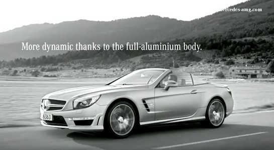 SL63 AMg commercial at Mercedes SL63 AMG Commercial with Boris Becker