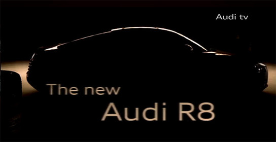 audi r8 teaser at New Audi R8 Teased In Promotional Video