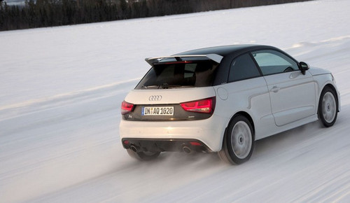 harris a1 ice at Chris Harris Hits The Ice In Audi A1 Quattro