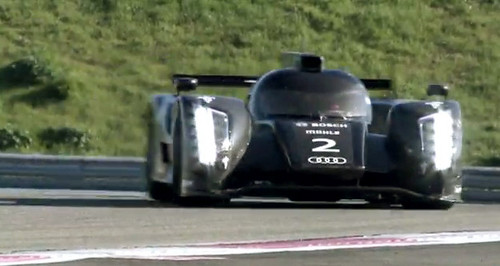 r18 track at Audi R18 Quattro Hybrid Testing Footage