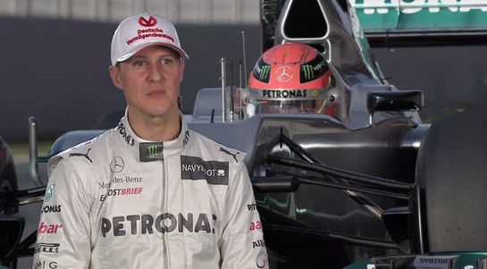 schumi video at Michael Schumacher Explains F1 Car Start Procedure