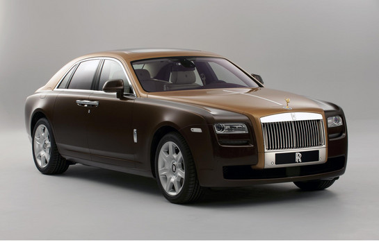 two tone Ghost 1 at Geneva 2012: Two tone Rolls Royce Ghost