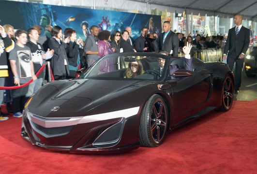 Avengers Premiere NSX 1 at Acura NSX Roadster at The Avengers Premiere