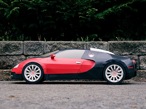 Bugatti Veyron Papercraft 5 at Make Your Own Bugatti Veyron... Out Of Paper