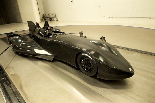 DeltaWing Wind Tunnel at Nissan Deltawing Hits The Wind Tunnel 