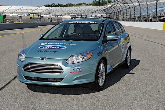 Focus Electric Pace Car 1 at Ford Focus Electric Pace Car Unveiled