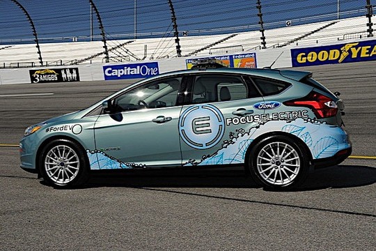 Focus Electric Pace Car 2 at Ford Focus Electric Pace Car Unveiled