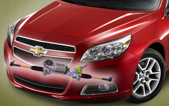 MalibuEcoSteering at Chevrolet Malibu Eco Gets eAssist and EPS