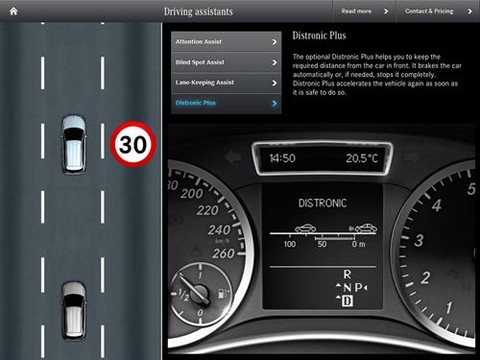Mercedes B Class app 5 at New Mercedes B Class Gets Unique iPad App
