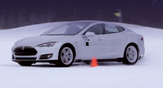 Tesla Model S Goes Cold Weather Testing at Tesla Model S Goes Cold Weather Testing