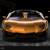 lamborghini aventador j yellow gold front wallpaper motorward 175x175 at Lamborghini Aventador J Gold... and more!