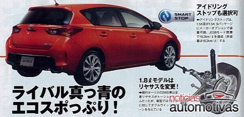 2013 Toyota Auris 2 at 2013 Toyota Auris First Pictures Leaked