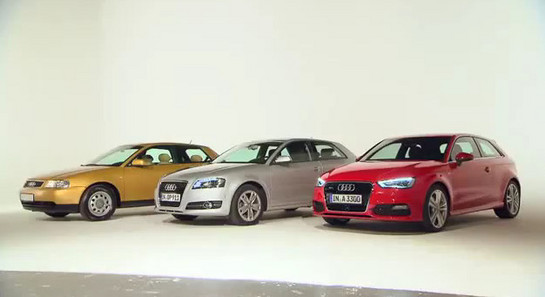 Audi A3 Design Evolution at Audi A3 Evolution Showcased In Video